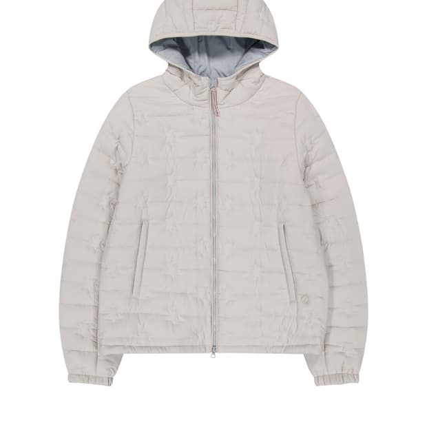 코이세이오 플러피 패딩 아이보리 별ㅍㅐ딩