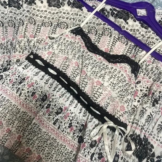 Japanese Vintage Floral Midi Dress