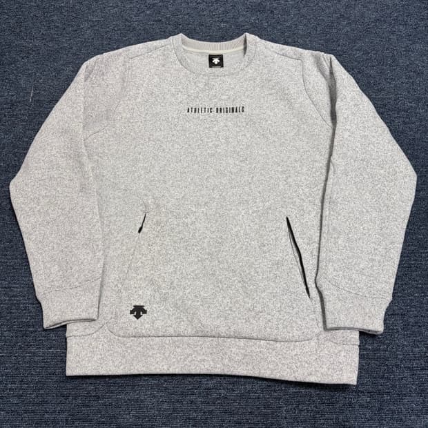 데상트 스웨터 플리스 맨투맨