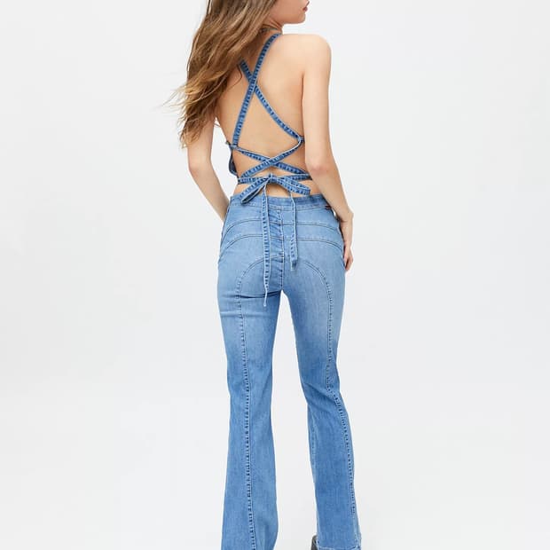 UO X Miss Sixty Denim Jumpsuit
