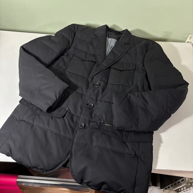 95 M PAT 팻 블랙 구스다운 패딩블레이져