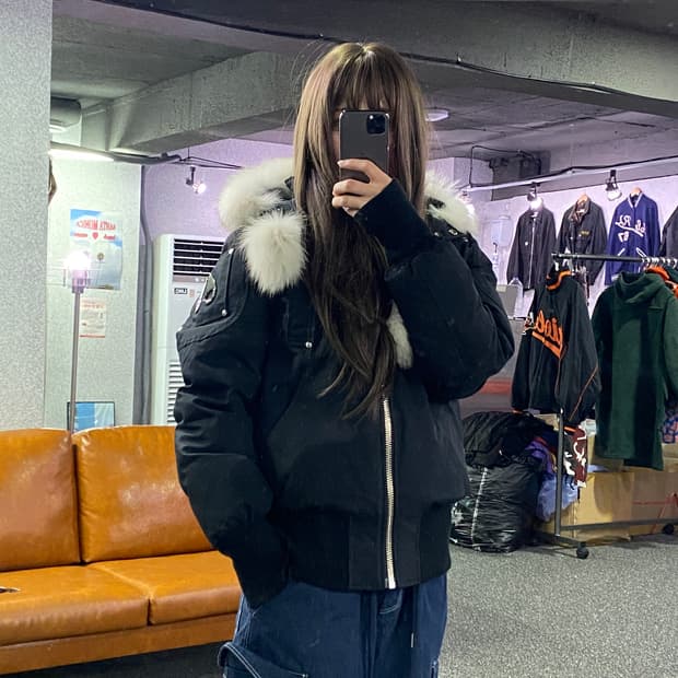 무스너클 코튼 봄버 자켓 B2629