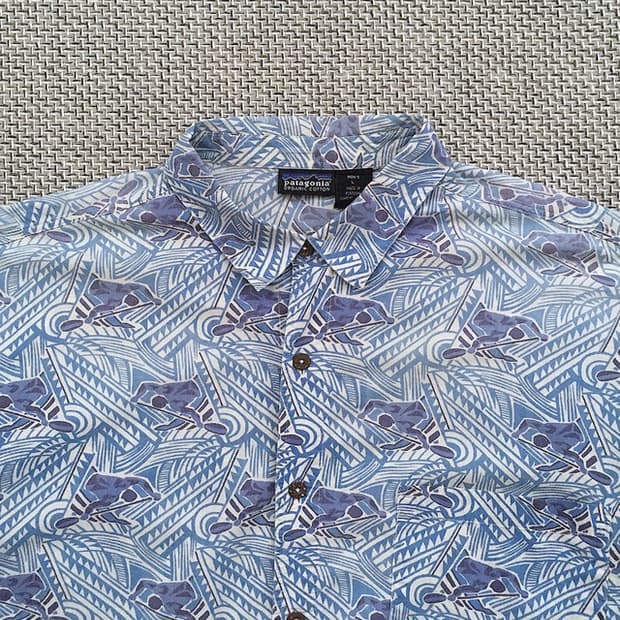 Organic cotton Kanu all-over printed SH