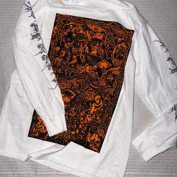 Supreme white long sleeve