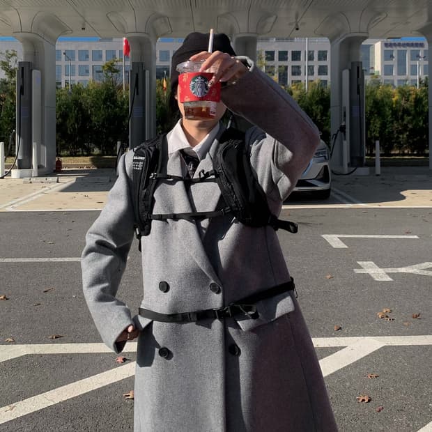 여운코리아 맥시 더블 코트