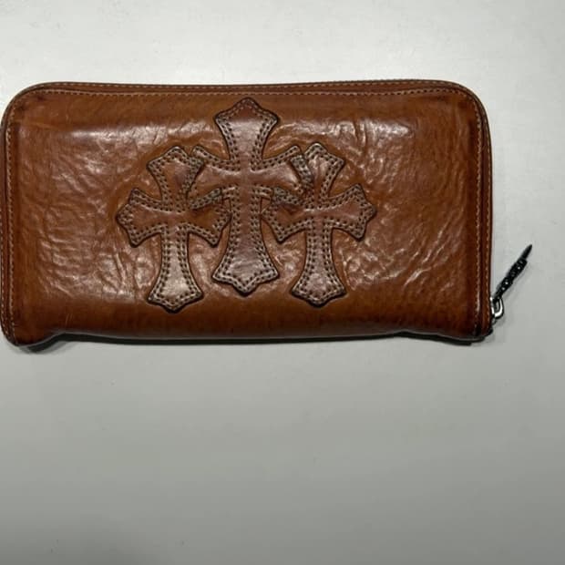 크롬하츠 세메터리 장지갑 브라운 정품