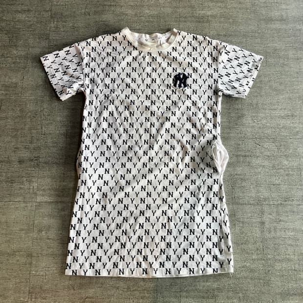 Mlb 엠엘비 모노그램로고 반팔원피스