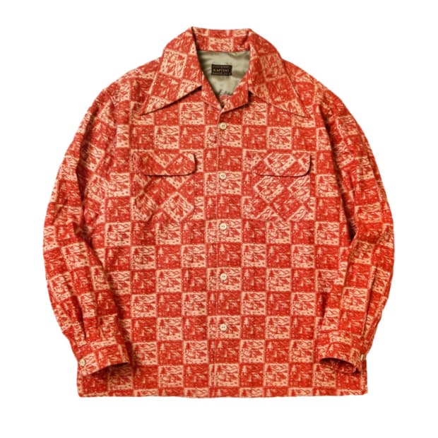 캐피탈 캠프 자카드 플란넬 셔츠 