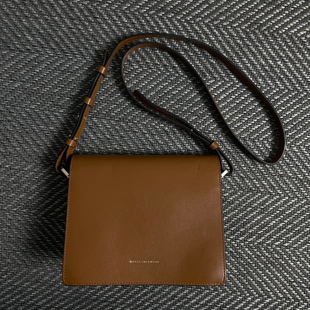 마지셔우드 브라운 빈티지브릭 크로스백o 5066