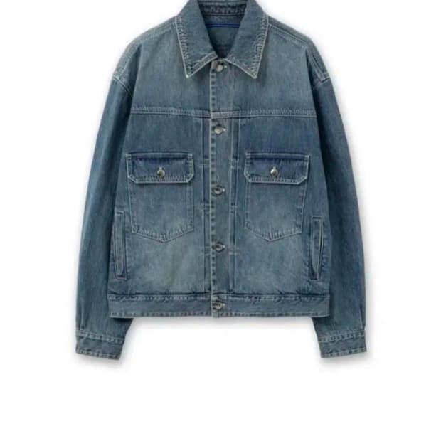 (50) 우영미 24FW 블루 레귤러 데님 자켓