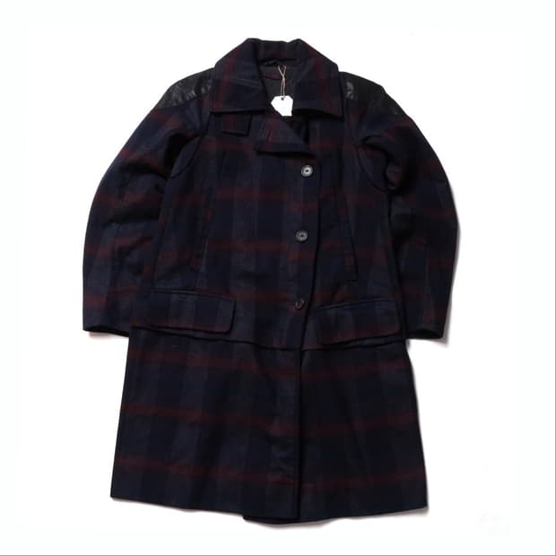 마리떼 Marithe Francois Girbaud Check Coat