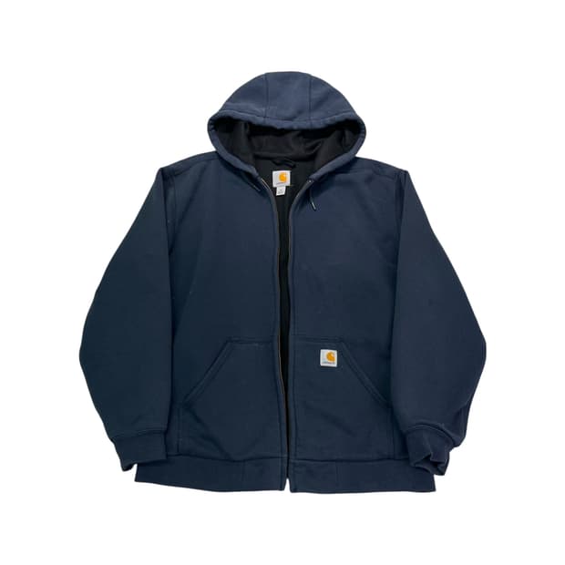 105 칼하트 네이비 써멀 후드집업