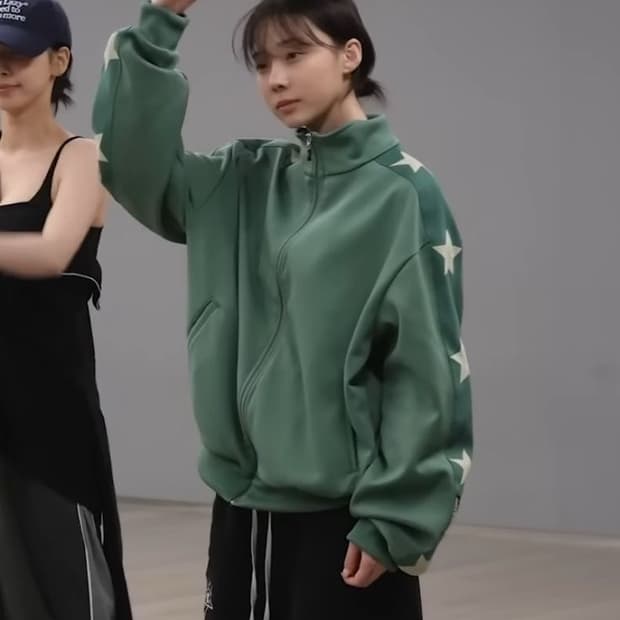 [2] 캐피탈 스무스 저지 스턴트맨 & 우먼 트랙 자켓 라이트 그린