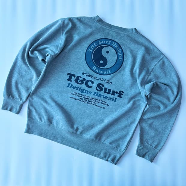 T&C 서프 디자인 하와이 오버사이즈 스웨트셔츠