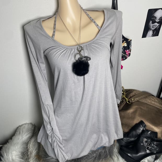 빈티지 갸루 홀터넥 탑 , 원피스