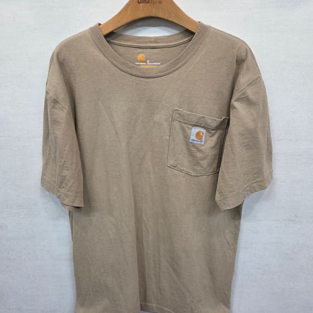 칼하트 포켓 반팔 된장 s 레귤러 