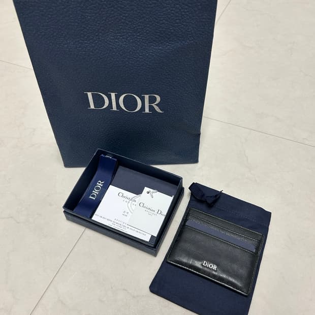 디올 오블리크 갤럭시 카드지갑