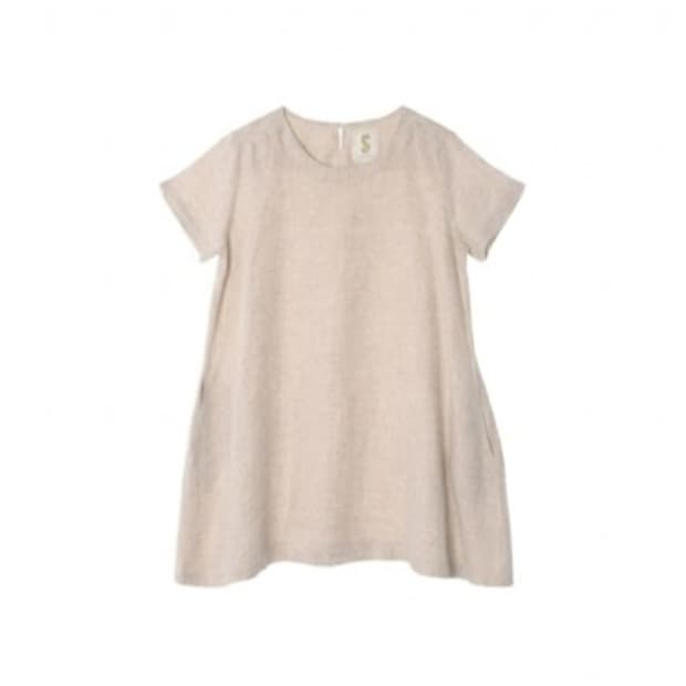 포켓 루즈 린넨 원피스