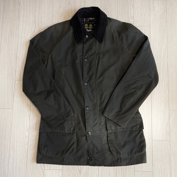 (급처) 바버 브리스톨 올리브 색상 M사이즈