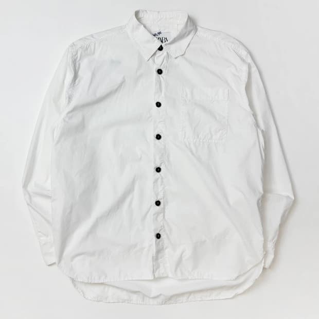 아더에러 x 자라 오버사이즈 화이트 셔츠 PN5296