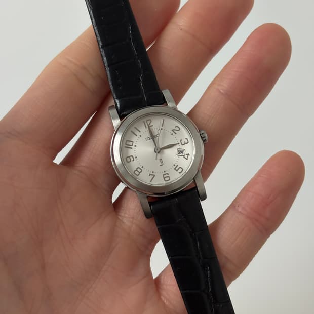 1990s Arabic Index Silver Ladies Quartz