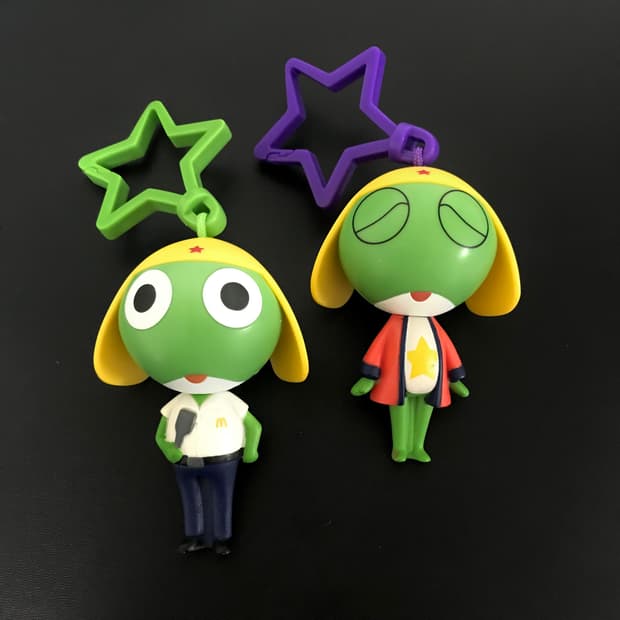 (일괄) 케로로 맥도날드 고전 키링