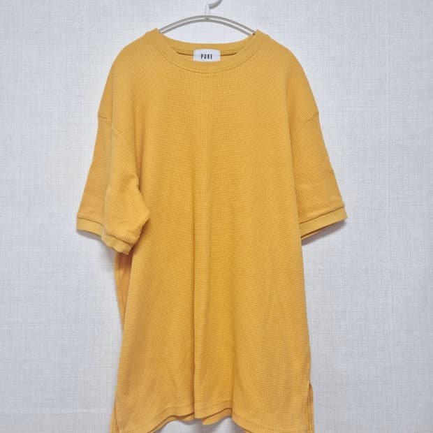 PURE 와플 반팔 티셔츠
