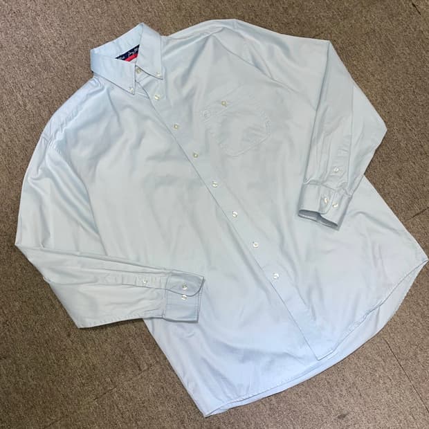 (L) Wrangler 랭글러 솔리드 셔츠 