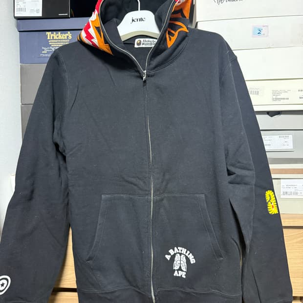 베이프 타이거 후드 집업