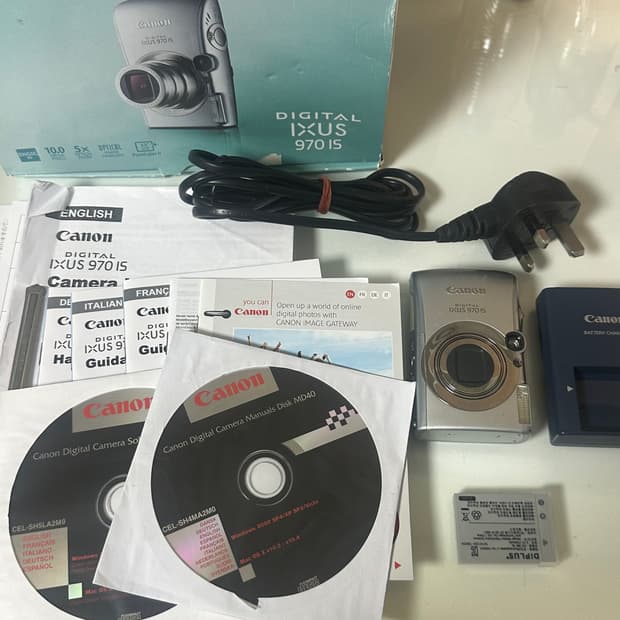 [박스구성] 캐논 익서스 970is / canon ixus 970 is