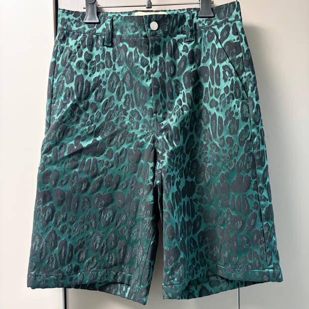 앤더슨벨 레오파드 자카드 쇼츠 apa492m 44사이즈
