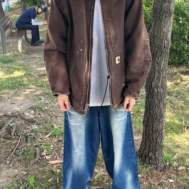 칼하트(Carhartt) C61 셰르파 릿지자켓 (다크 브라운)