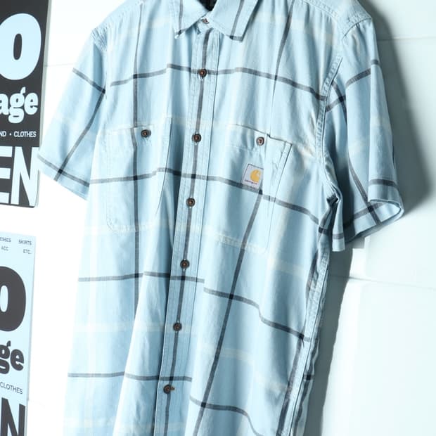 (M-XL) 칼하트 반팔 카라 티셔츠 USA 워크 셔츠-H36003