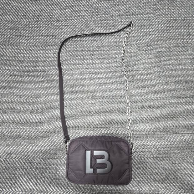 빔바이롤라 나일론 퀼팅 LB로고 크로스바디백