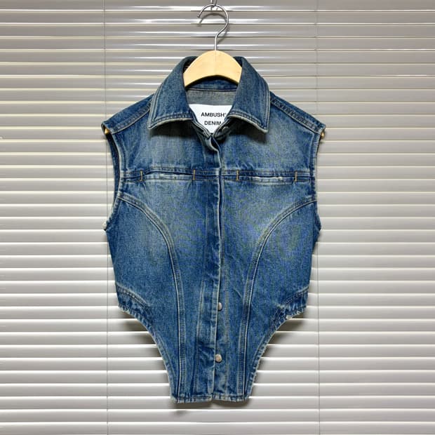 Ambush denim vest 앰부쉬 데님 베스트