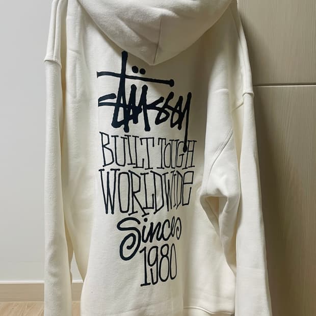 스투시 1980기모후드 새상품