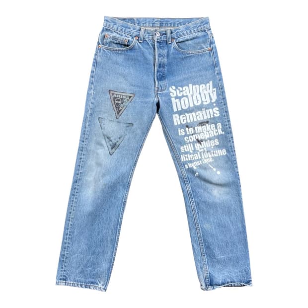 Levi's 501 custom denim pants