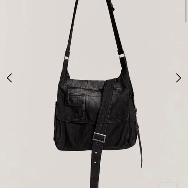 제이디드 런던 데님 메신저백 가방