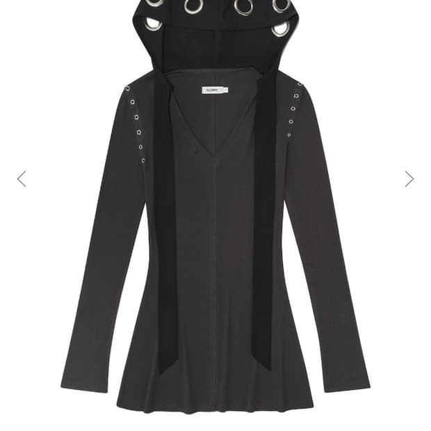 글로니 |  LAYER LUV HOODIE DRESS