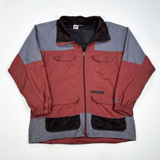 90s 나이키 acg 올드스쿨 오버핏 메쉬 우븐 자켓 XL