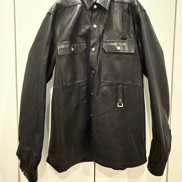 릭오웬스 레더 자켓 