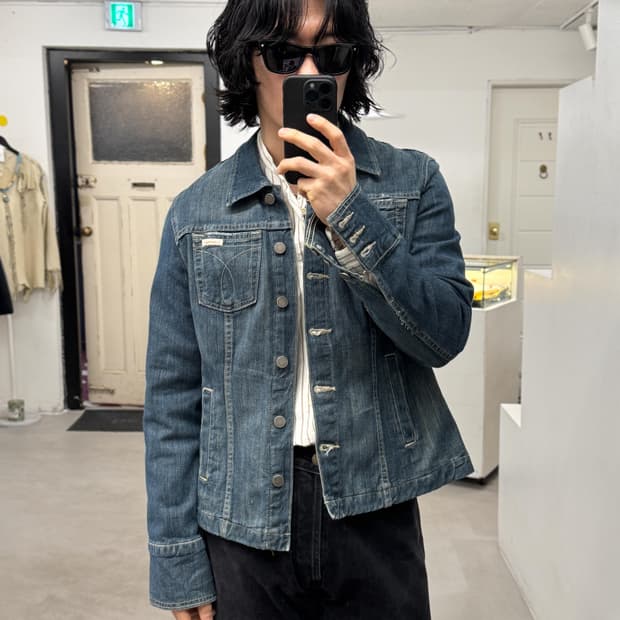 캘빈클라인 데님 자켓