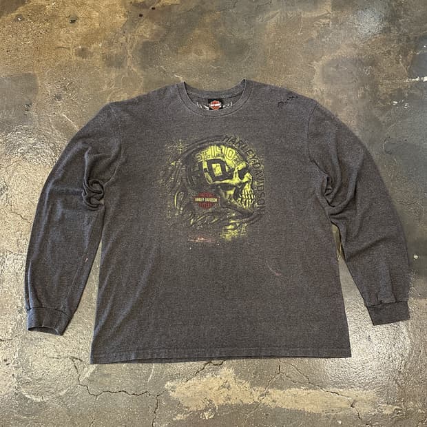 Harley Davison 할리데이비슨 데미지드 롱슬리브 L/S L