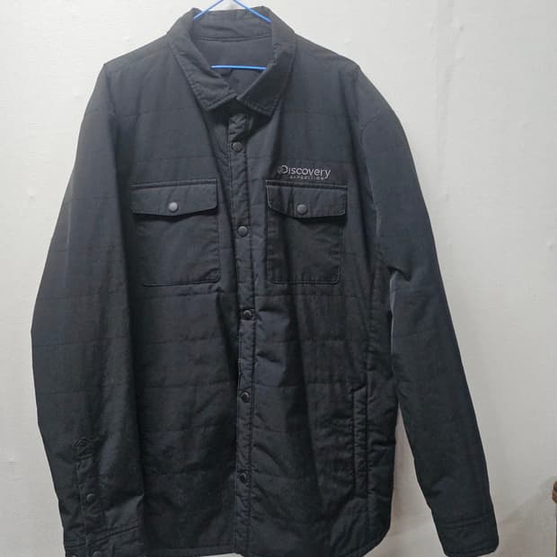 디스커버리 익스페디션 퀼팅 안감체크 패딩셔츠  L