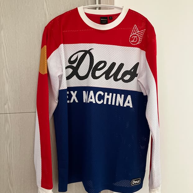 데우스 세이버 모토 저지 메쉬 롱슬리브