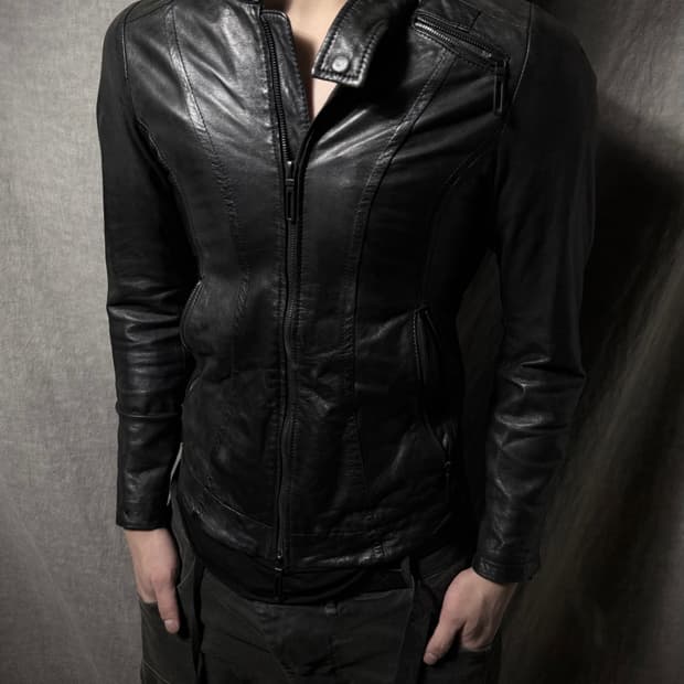 Galaabend riri Zip Leather Jacker