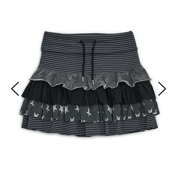 허그유어스킨 캉캉 스커트 차콜