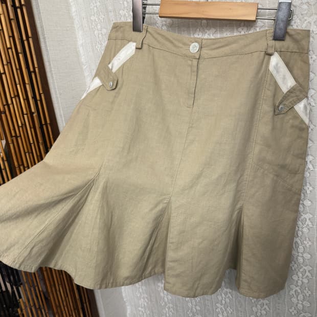 jei o 리넨 스커트 made in italy