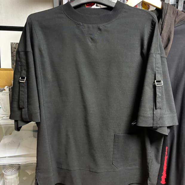 송지오 롤업 우븐티셔츠 사이즈 48