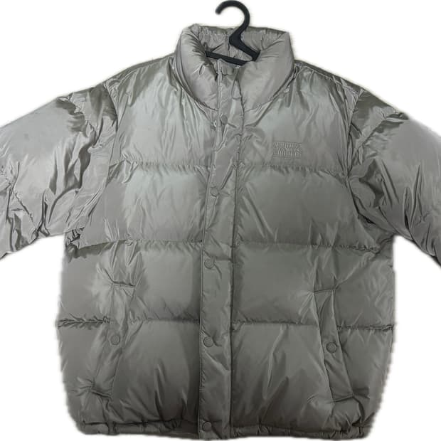 마리떼 클래식 로고 덕다운 푸퍼 ash gray